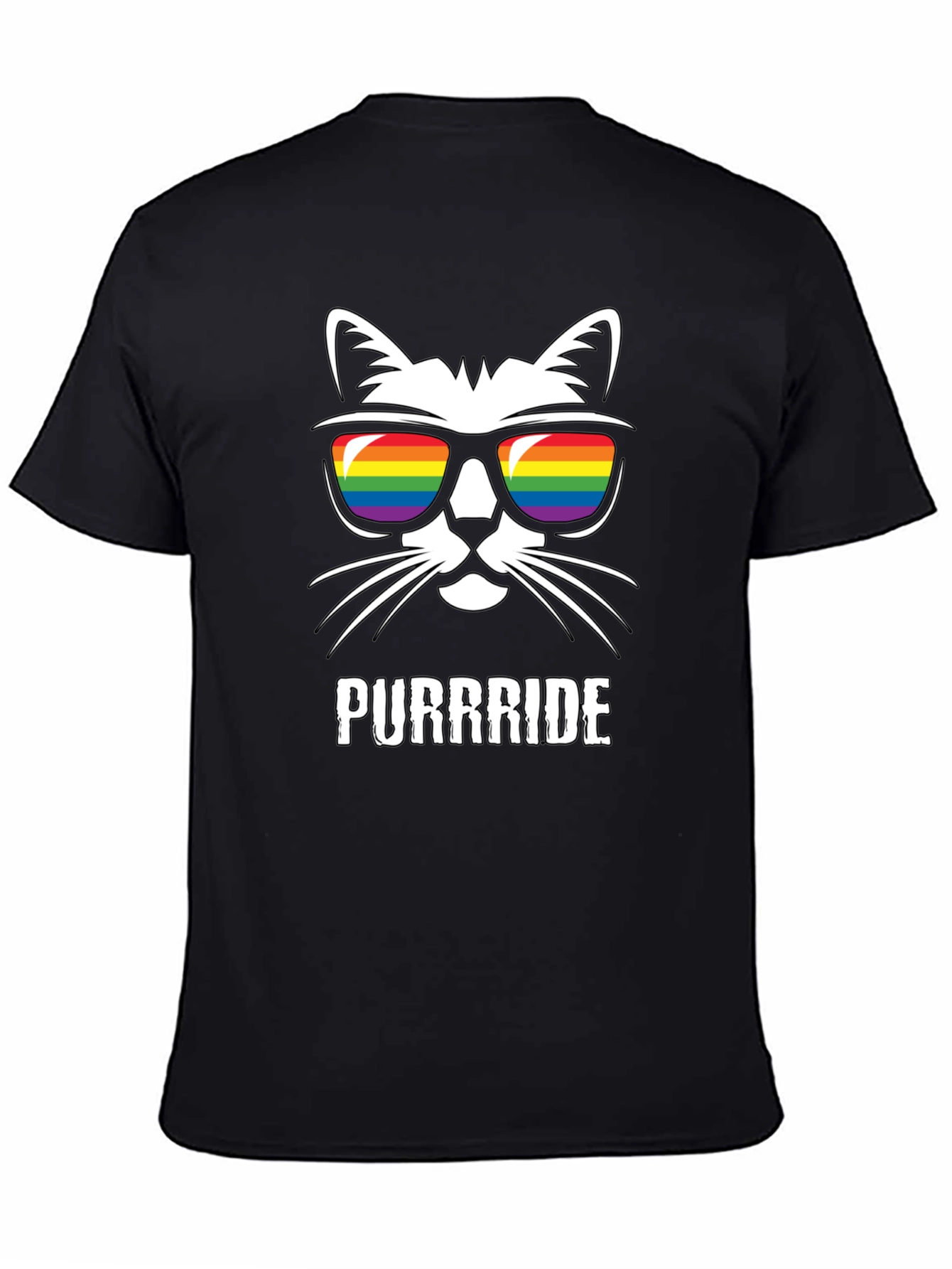 Purrride Cat LGBTQ Pride T-Shirt