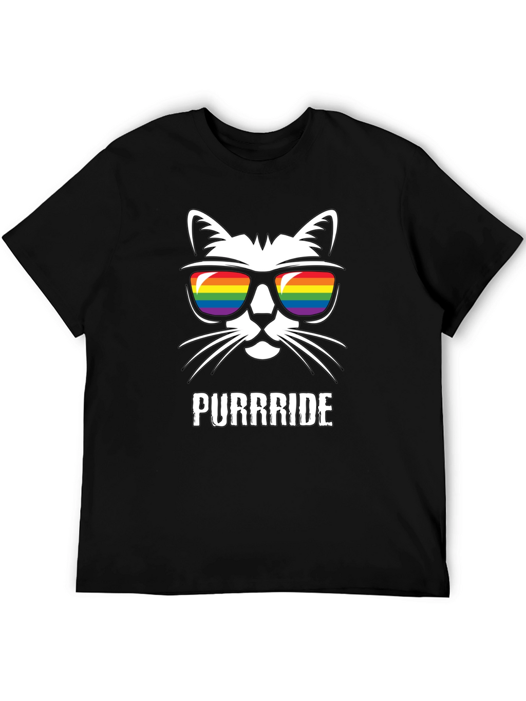 Purrride Cat LGBTQ Pride T-Shirt