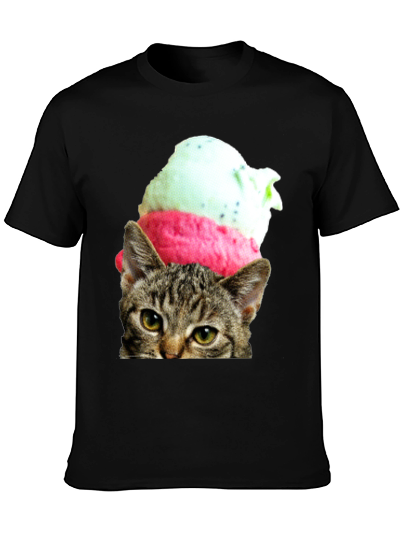 Cat Ice Cream T-Shirt - Unique Graphic Tee