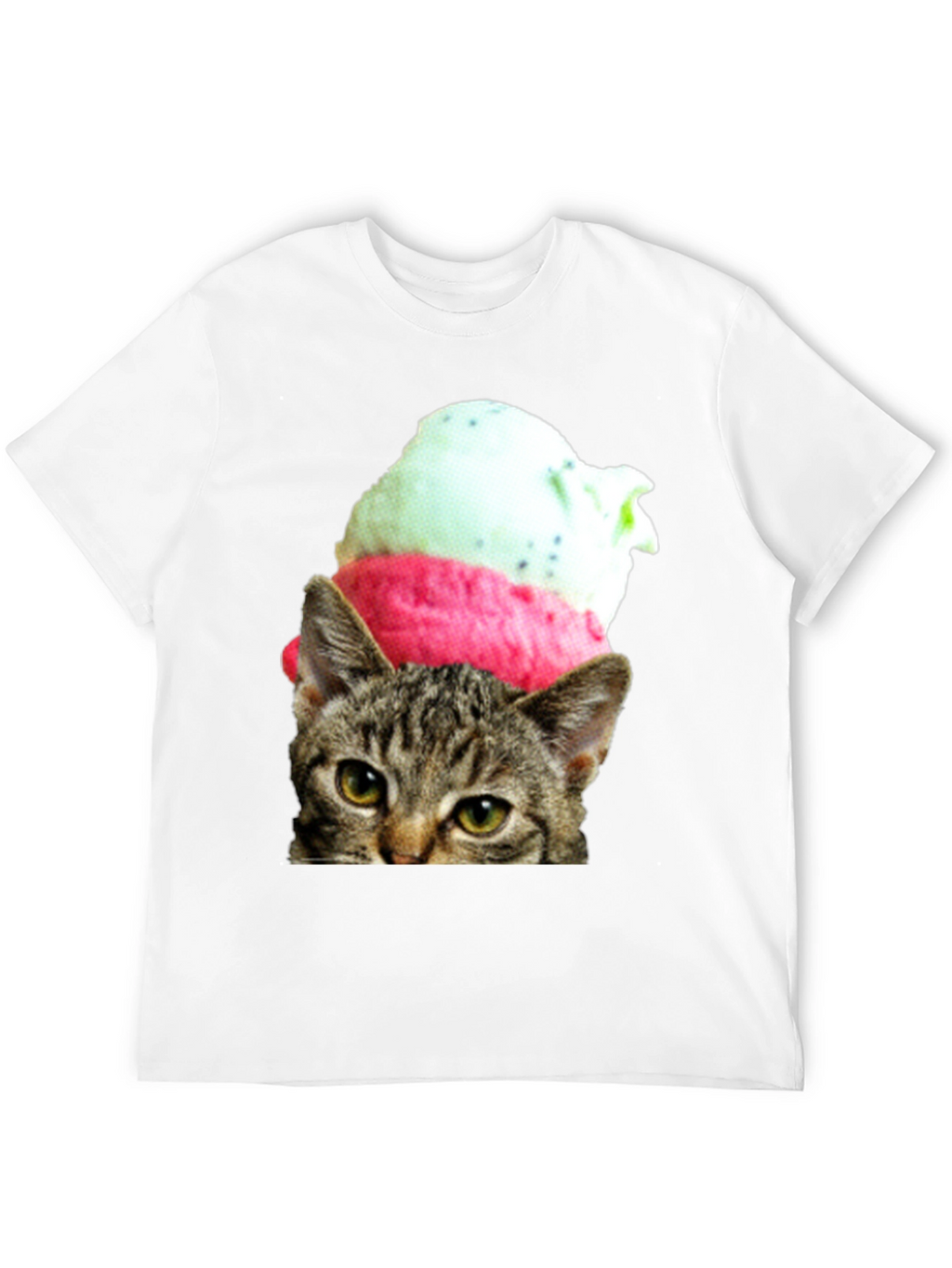 Cat Ice Cream T-Shirt - Unique Graphic Tee