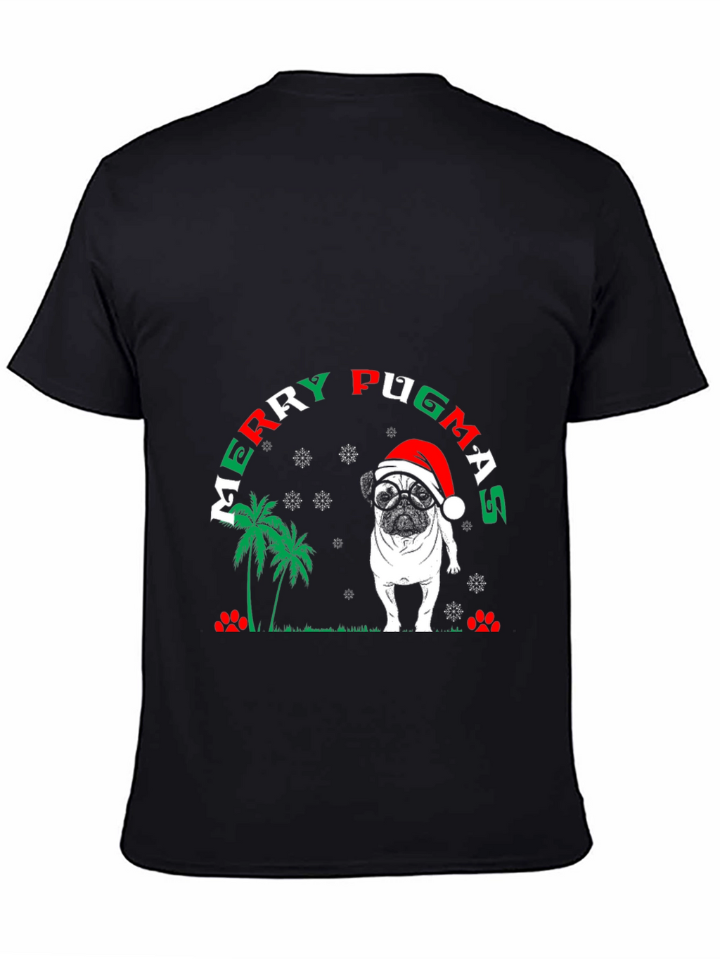 Merry Pugmas Christmas T-Shirt