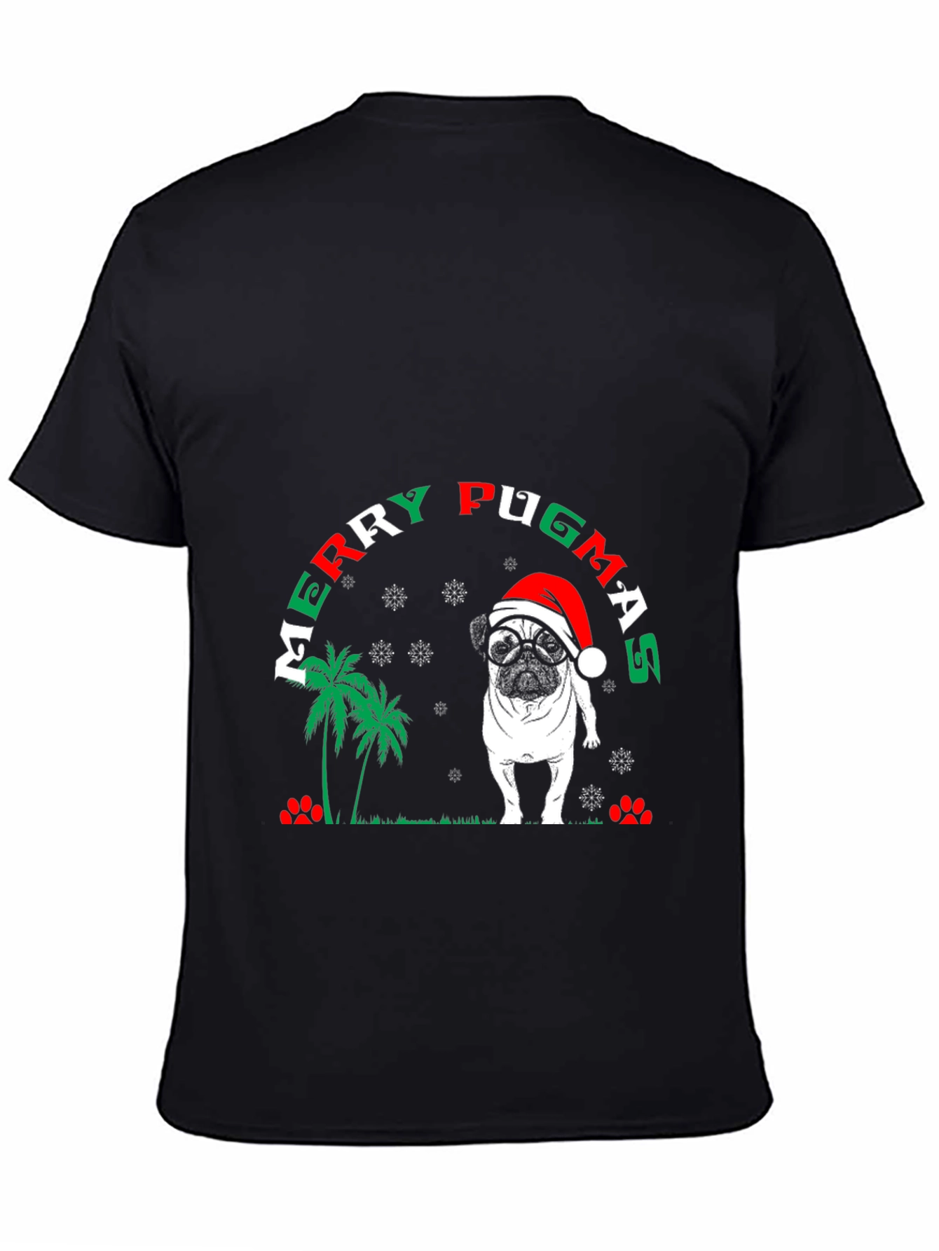 Merry Pugmas Christmas T-Shirt
