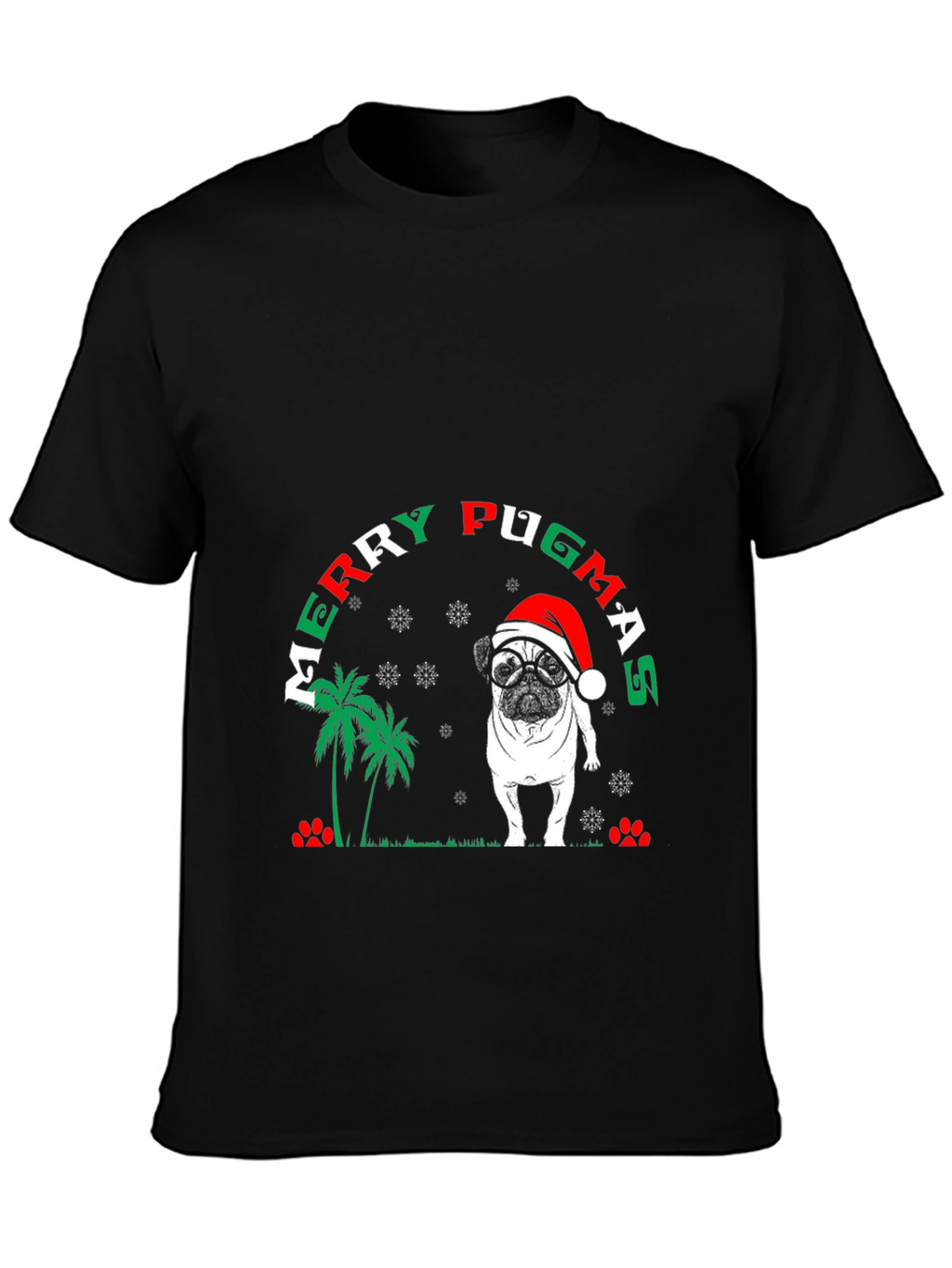 Merry Pugmas Christmas T-Shirt