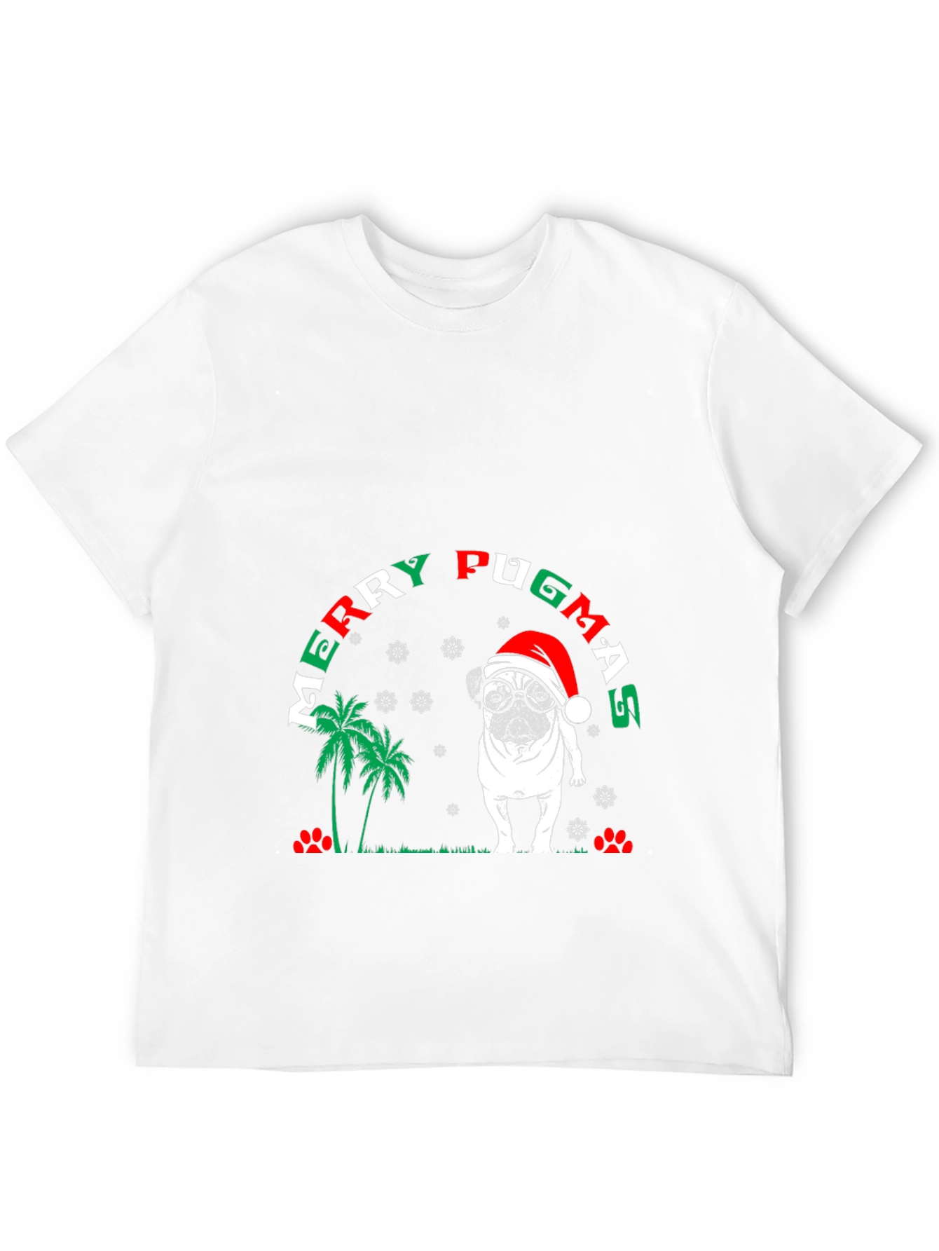 Merry Pugmas Christmas T-Shirt