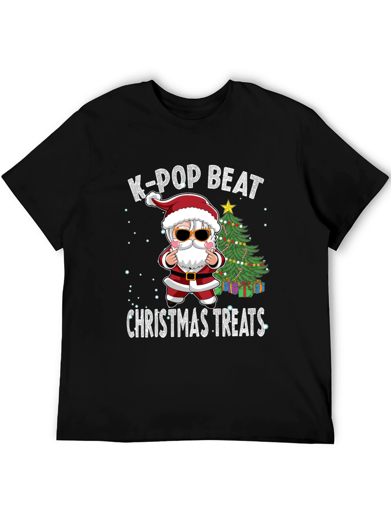 K-Pop Beat Christmas Treats Graphic Tee