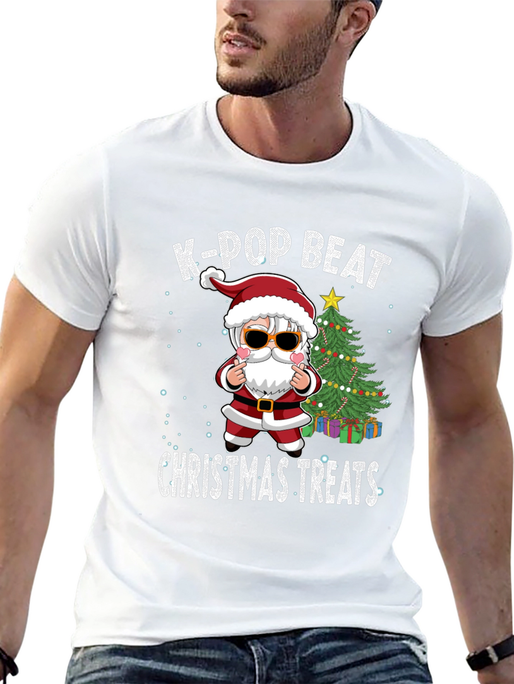 K-Pop Beat Christmas Treats Graphic Tee