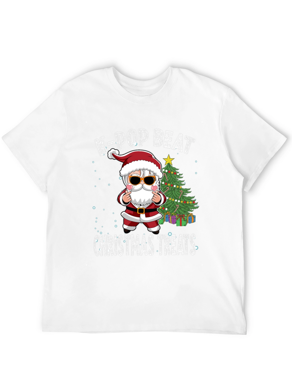 K-Pop Beat Christmas Treats Graphic Tee