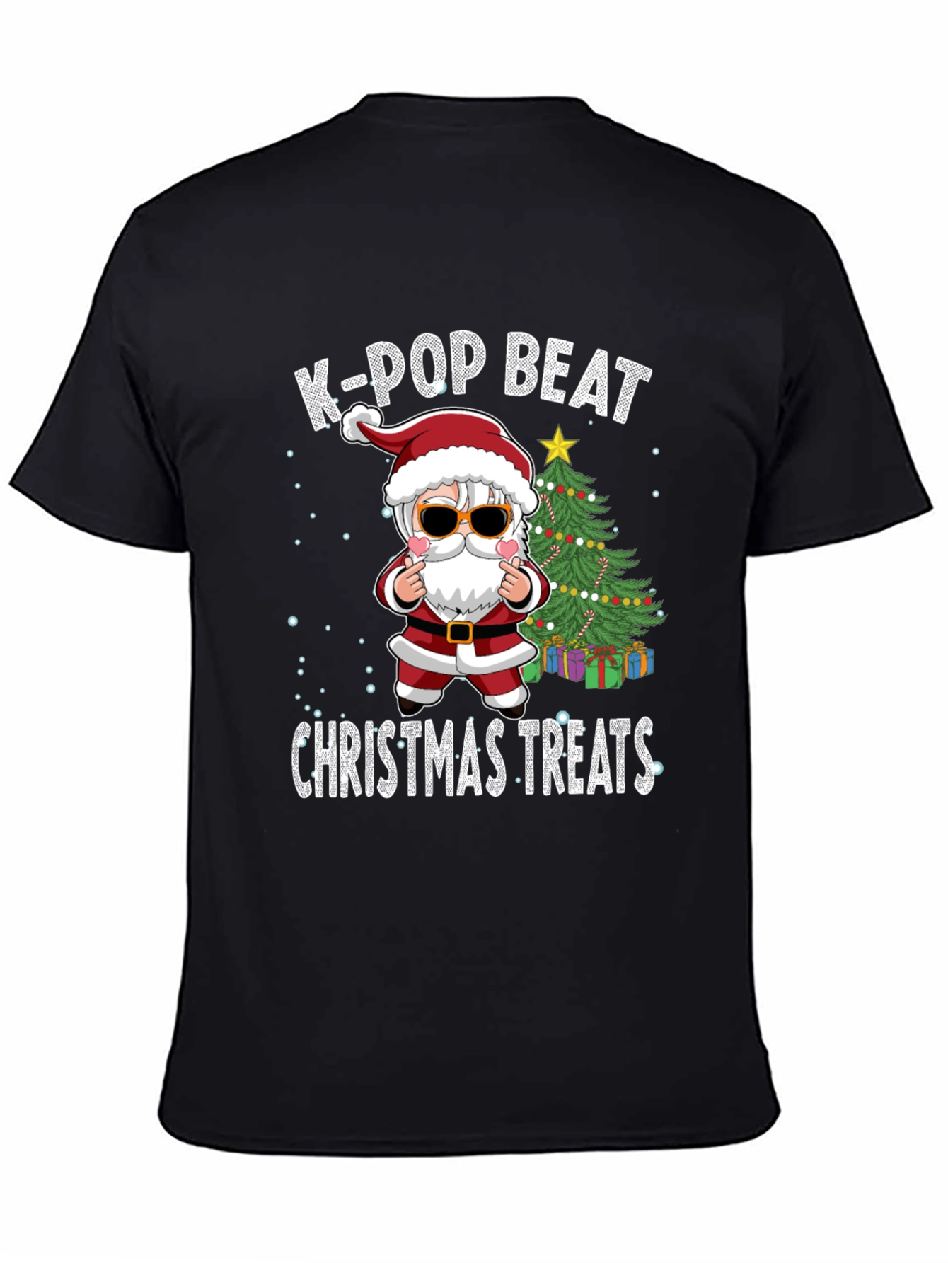 K-Pop Beat Christmas Treats Graphic Tee