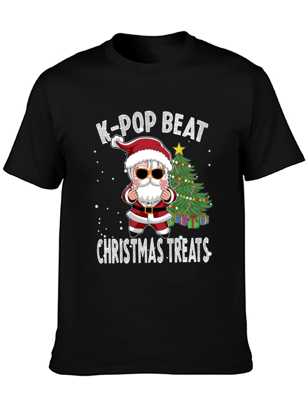 K-Pop Beat Christmas Treats Graphic Tee