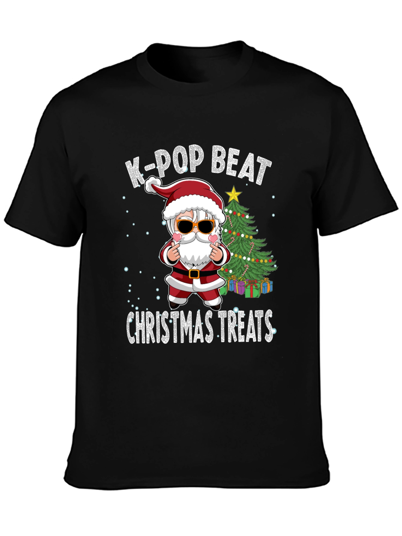K-Pop Beat Christmas Treats Graphic Tee