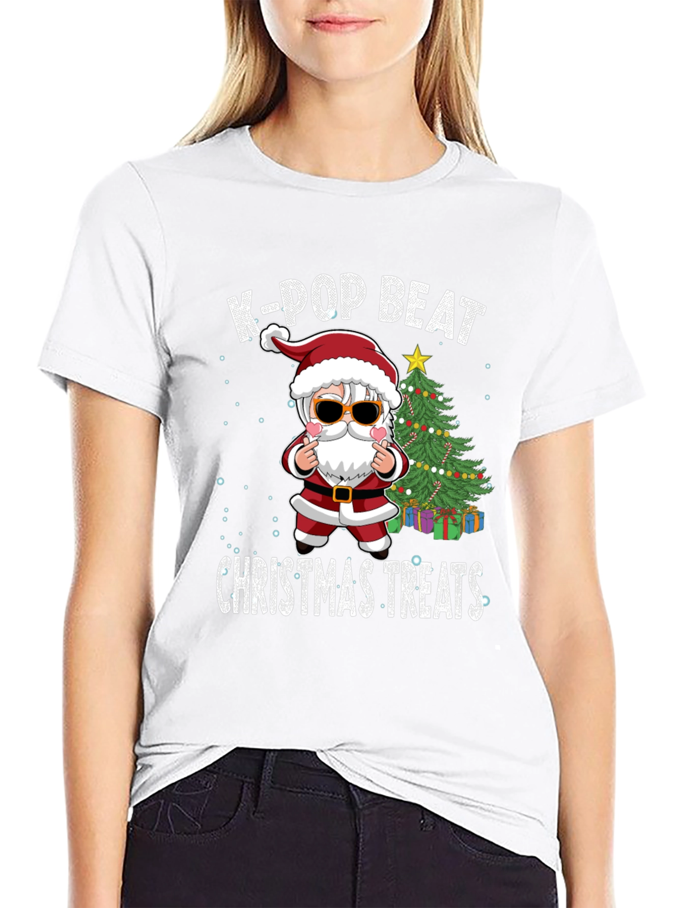 K-Pop Beat Christmas Treats Graphic Tee