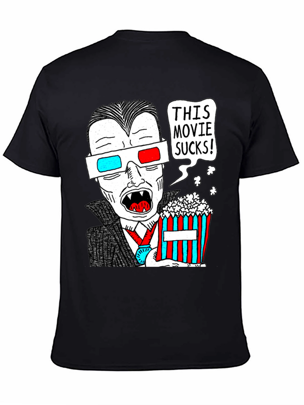 Humorous Vampire Movie Lover T-Shirt