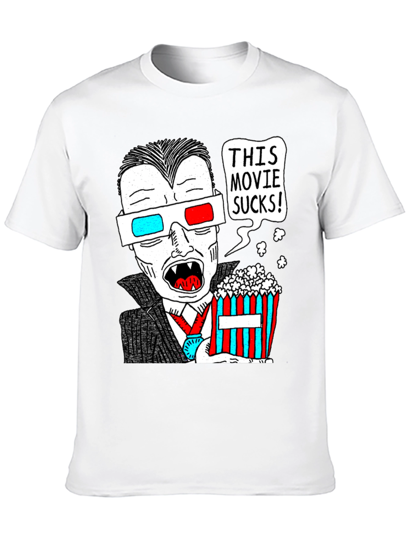 Humorous Vampire Movie Lover T-Shirt