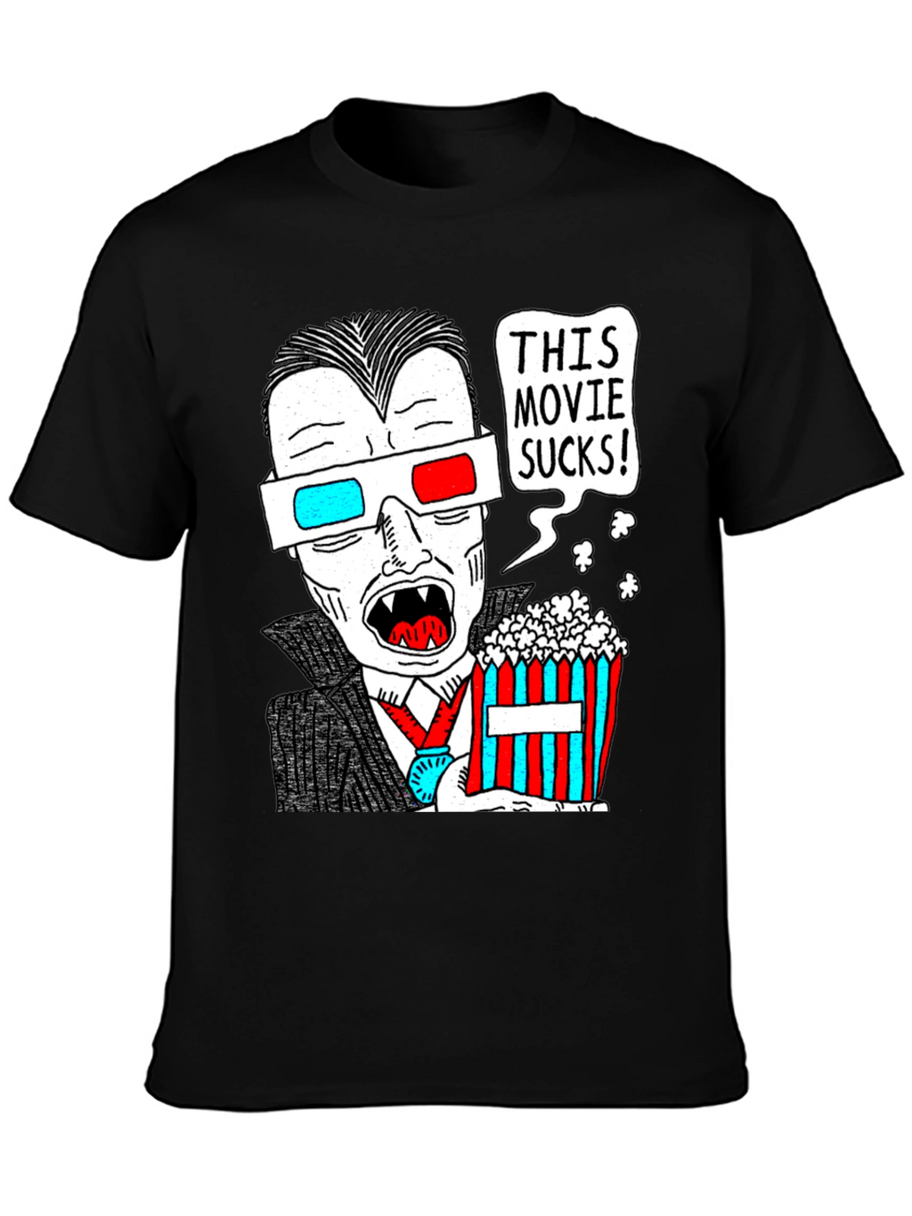 Humorous Vampire Movie Lover T-Shirt