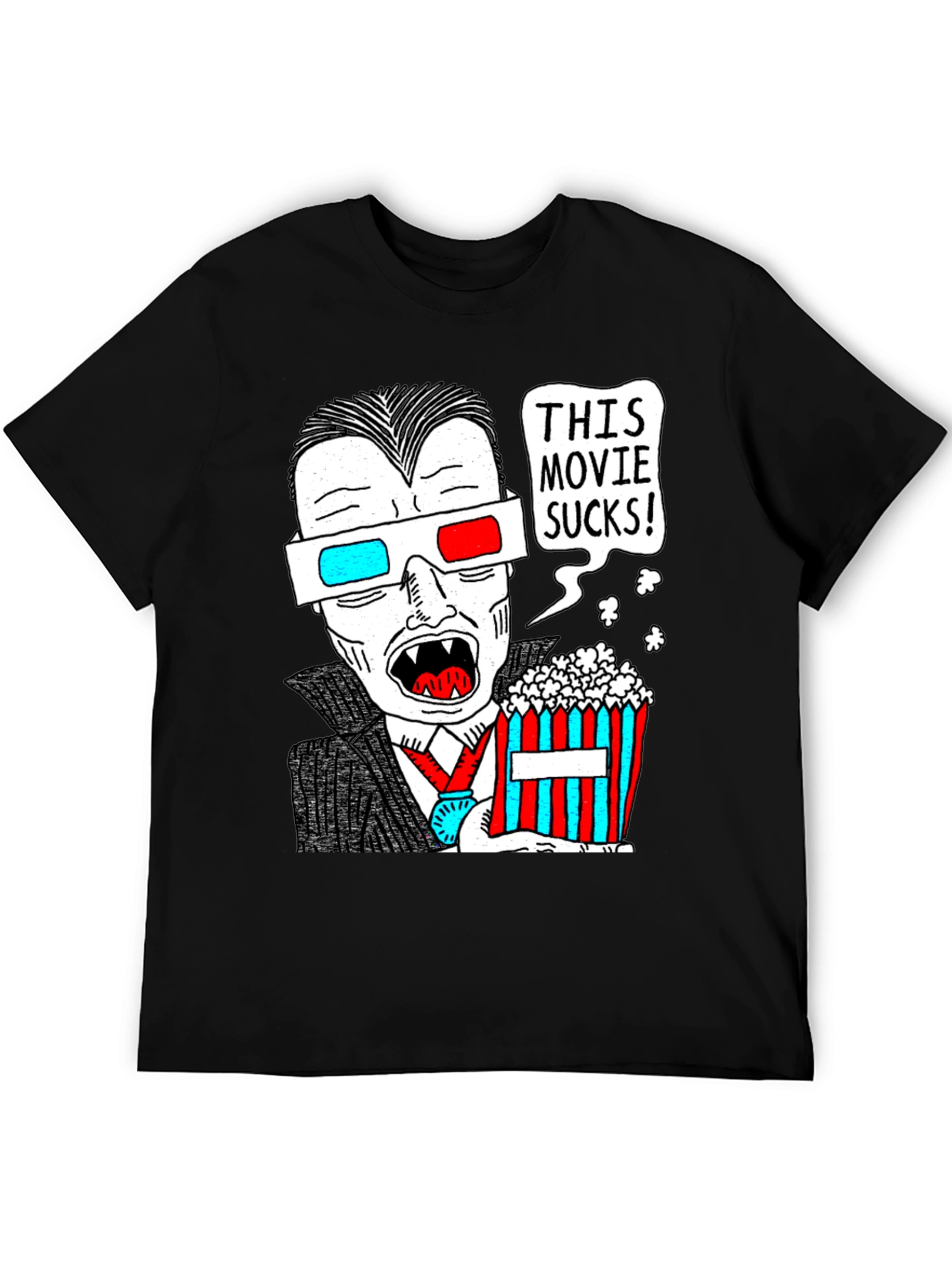 Humorous Vampire Movie Lover T-Shirt