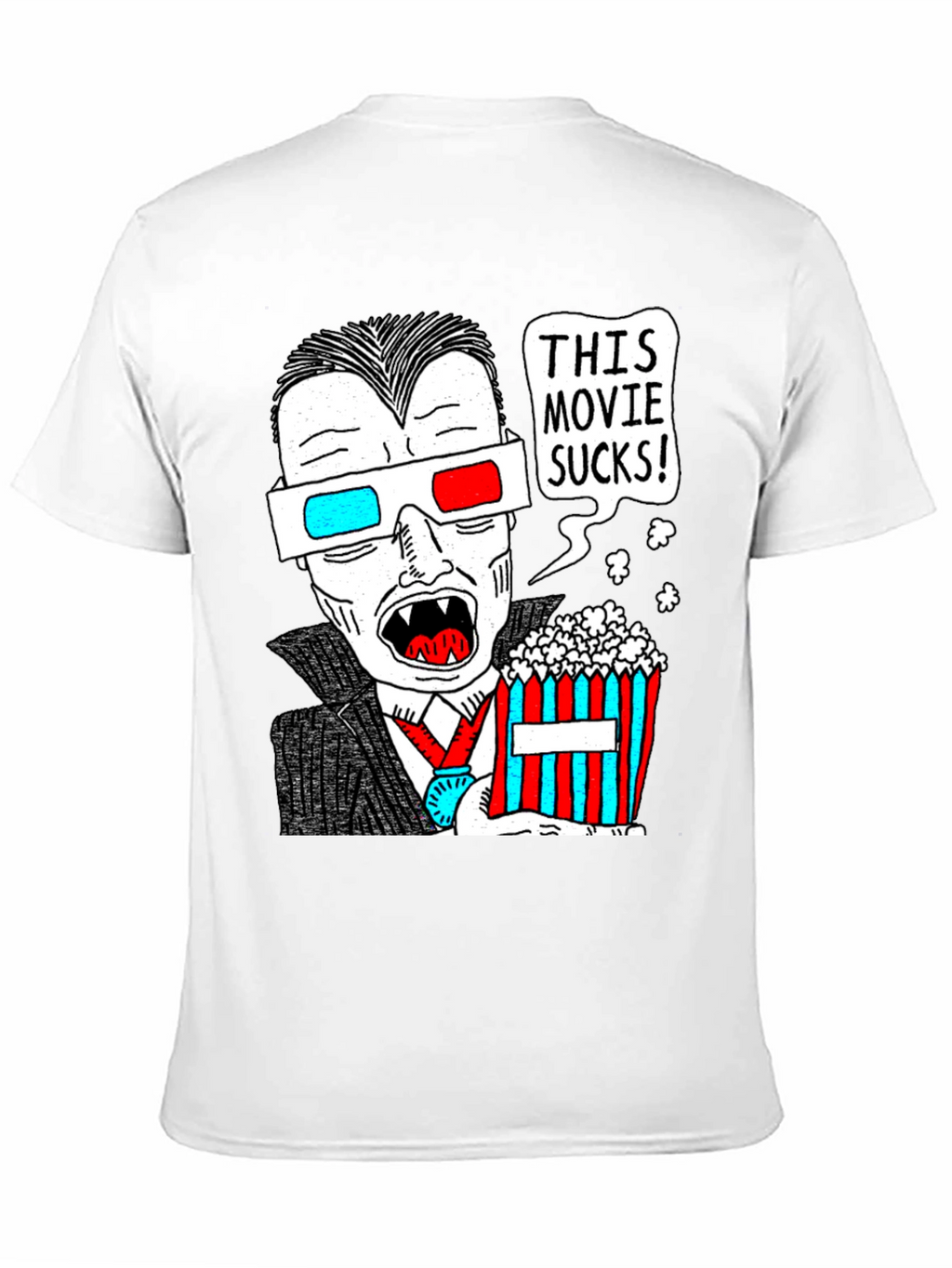 Humorous Vampire Movie Lover T-Shirt