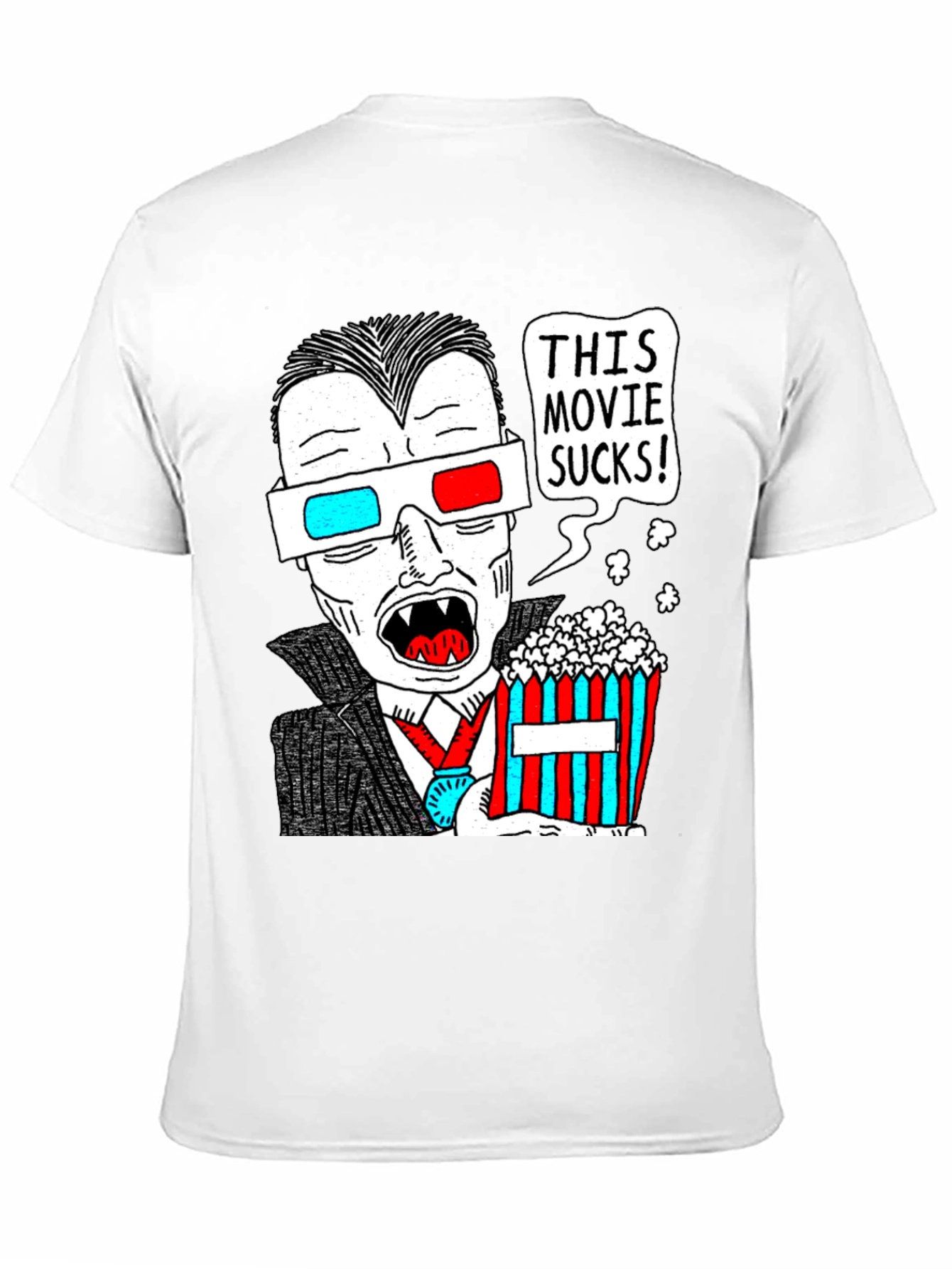 Humorous Vampire Movie Lover T-Shirt