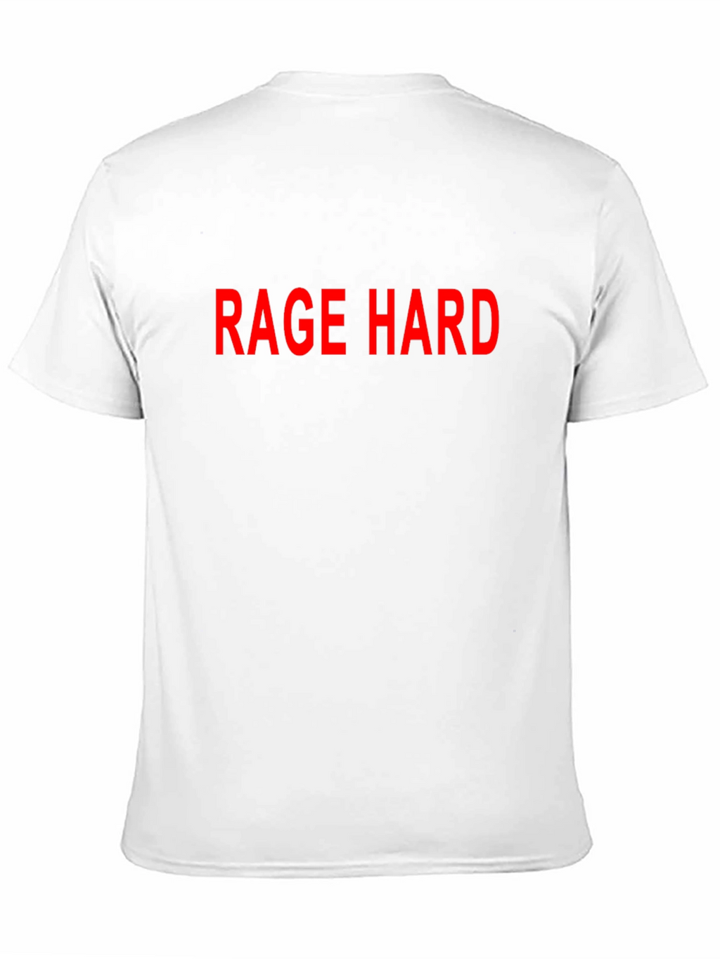Rage Hard Black Cotton Graphic Tee