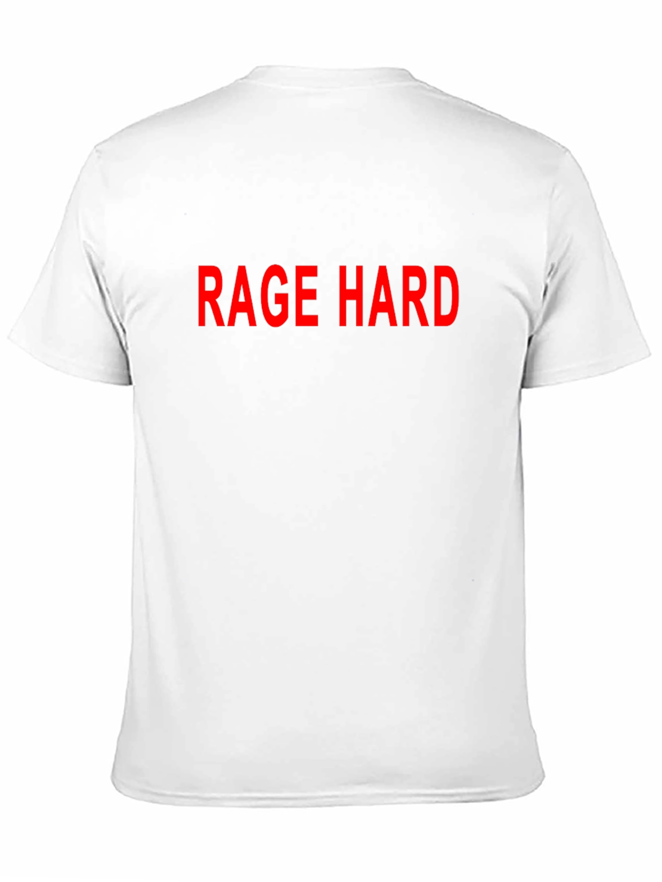 Rage Hard Black Cotton Graphic Tee