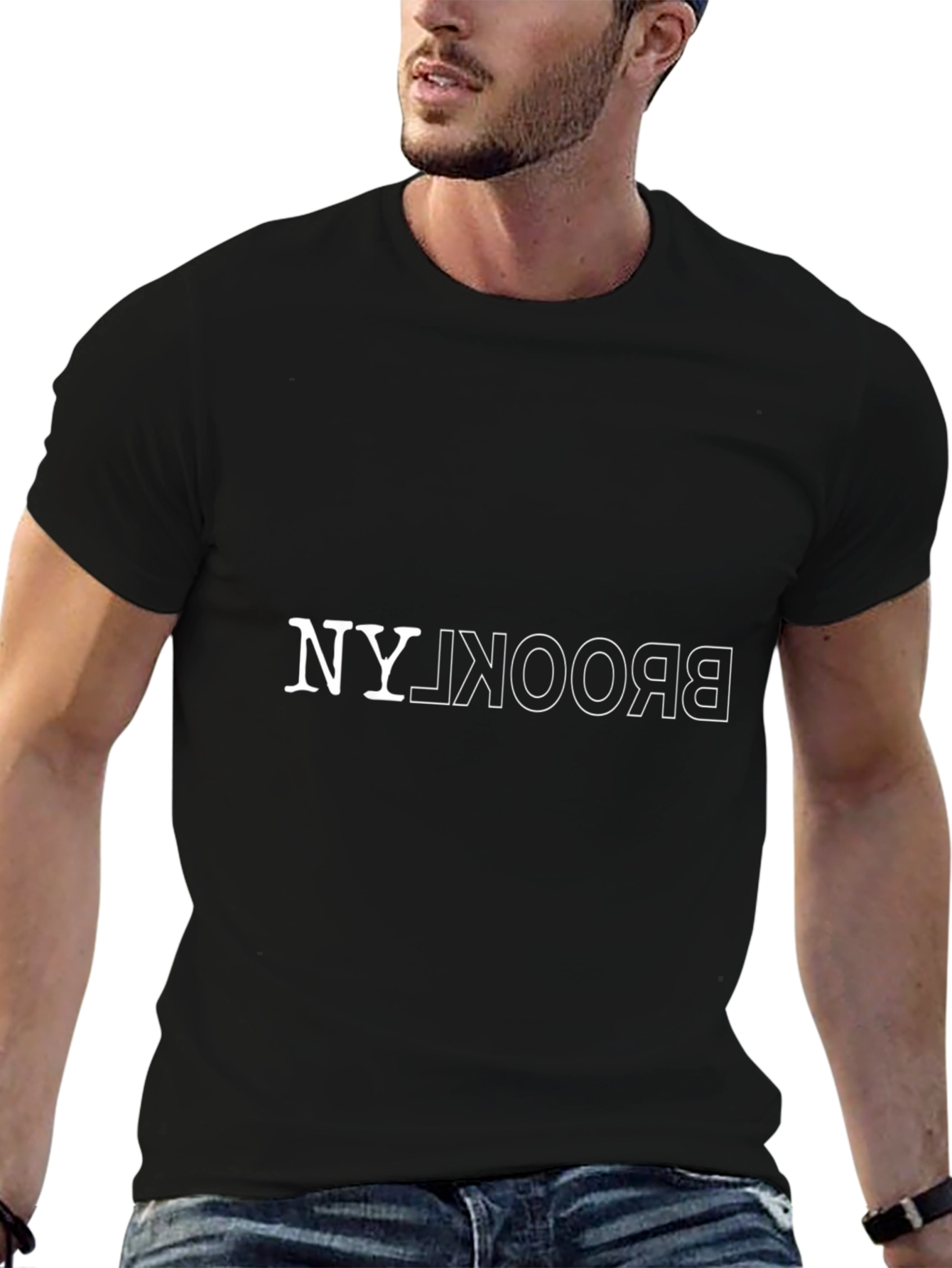 Brooklyn NY Graphic Tee - Stylish Black T-Shirt