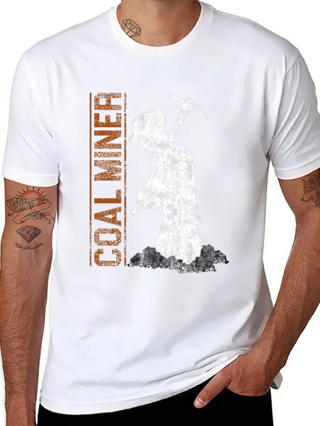 Coal Miner Graphic T-Shirt