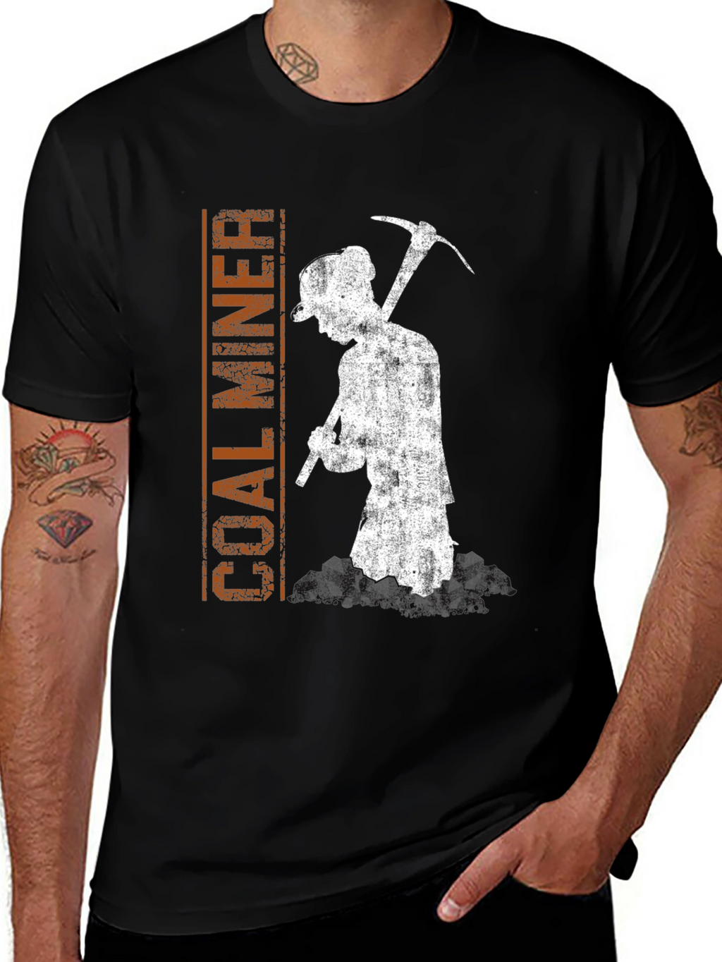 Coal Miner Graphic T-Shirt