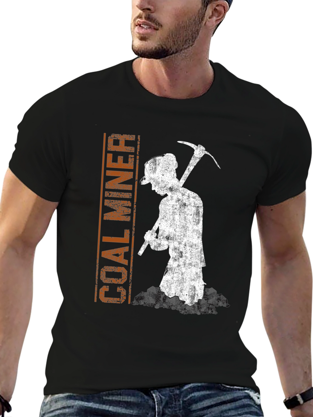 Coal Miner Graphic T-Shirt