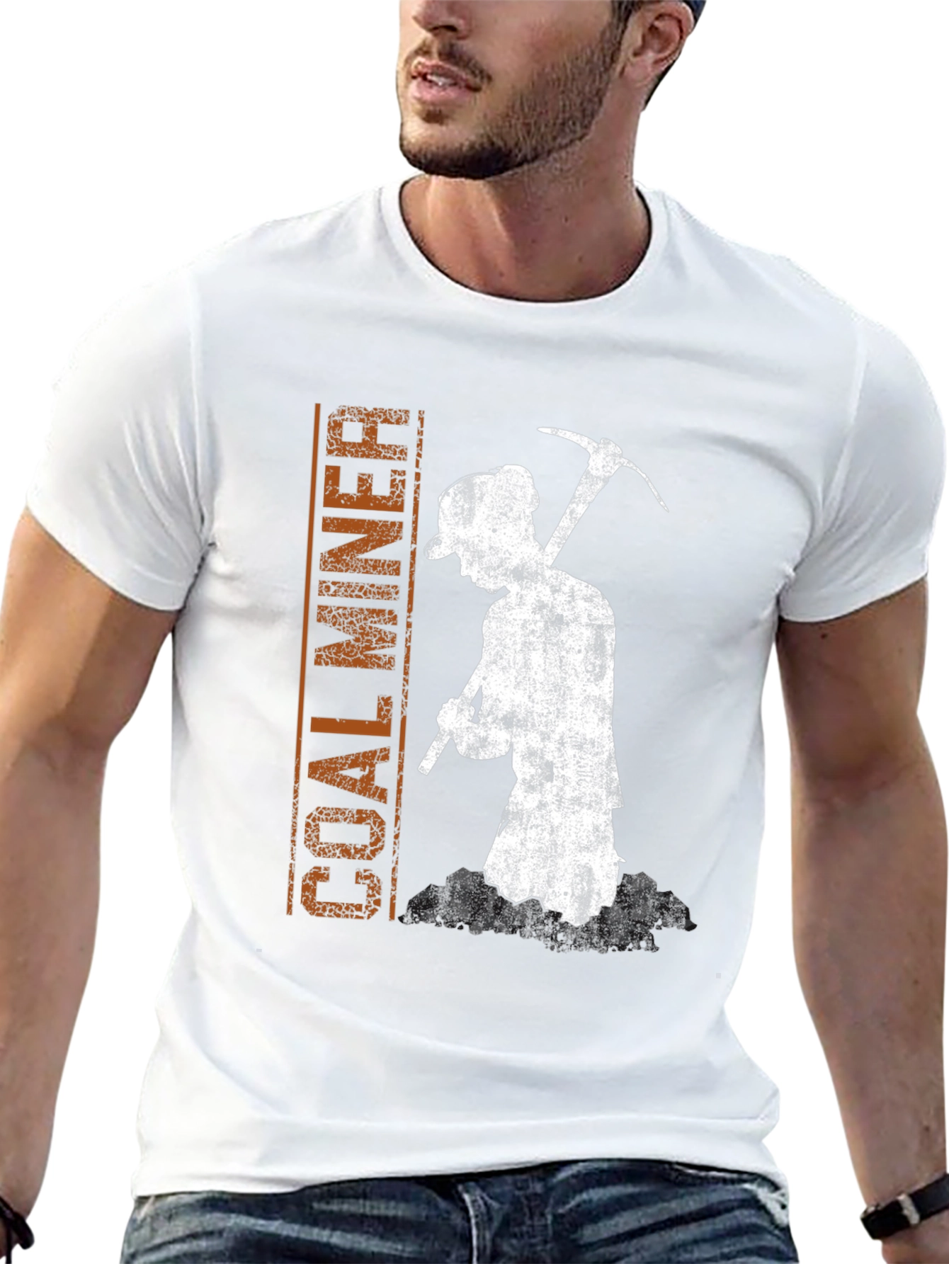 Coal Miner Graphic T-Shirt