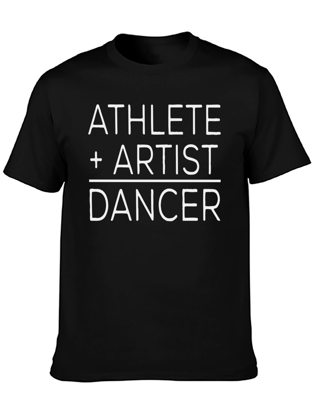Athlete Artist Dancer Black Graphic Tee Shirt