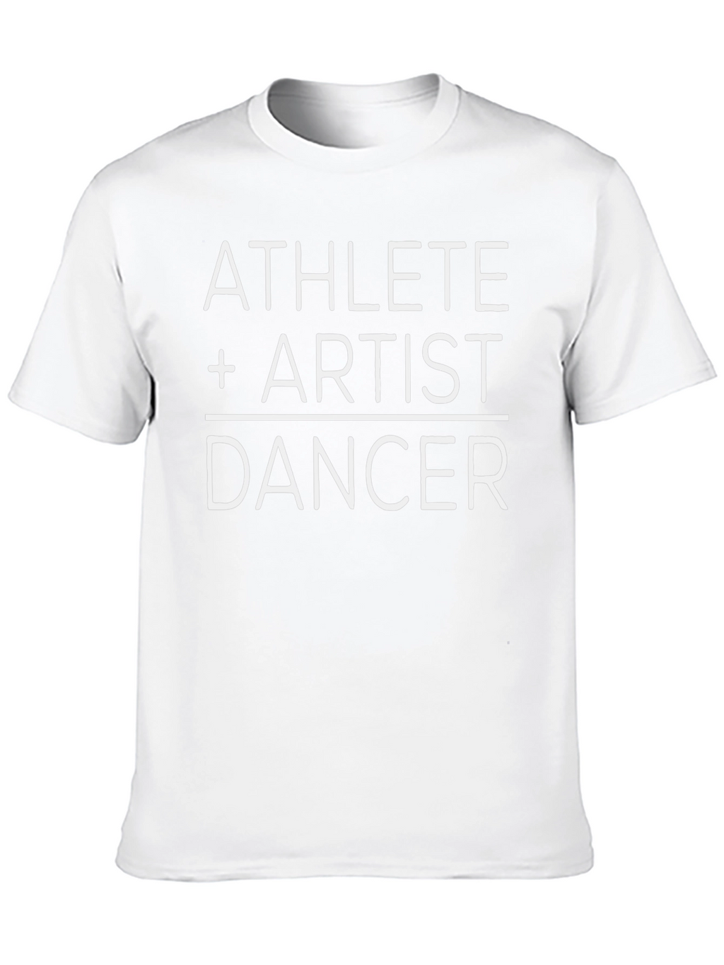 Athlete Artist Dancer Black Graphic Tee Shirt