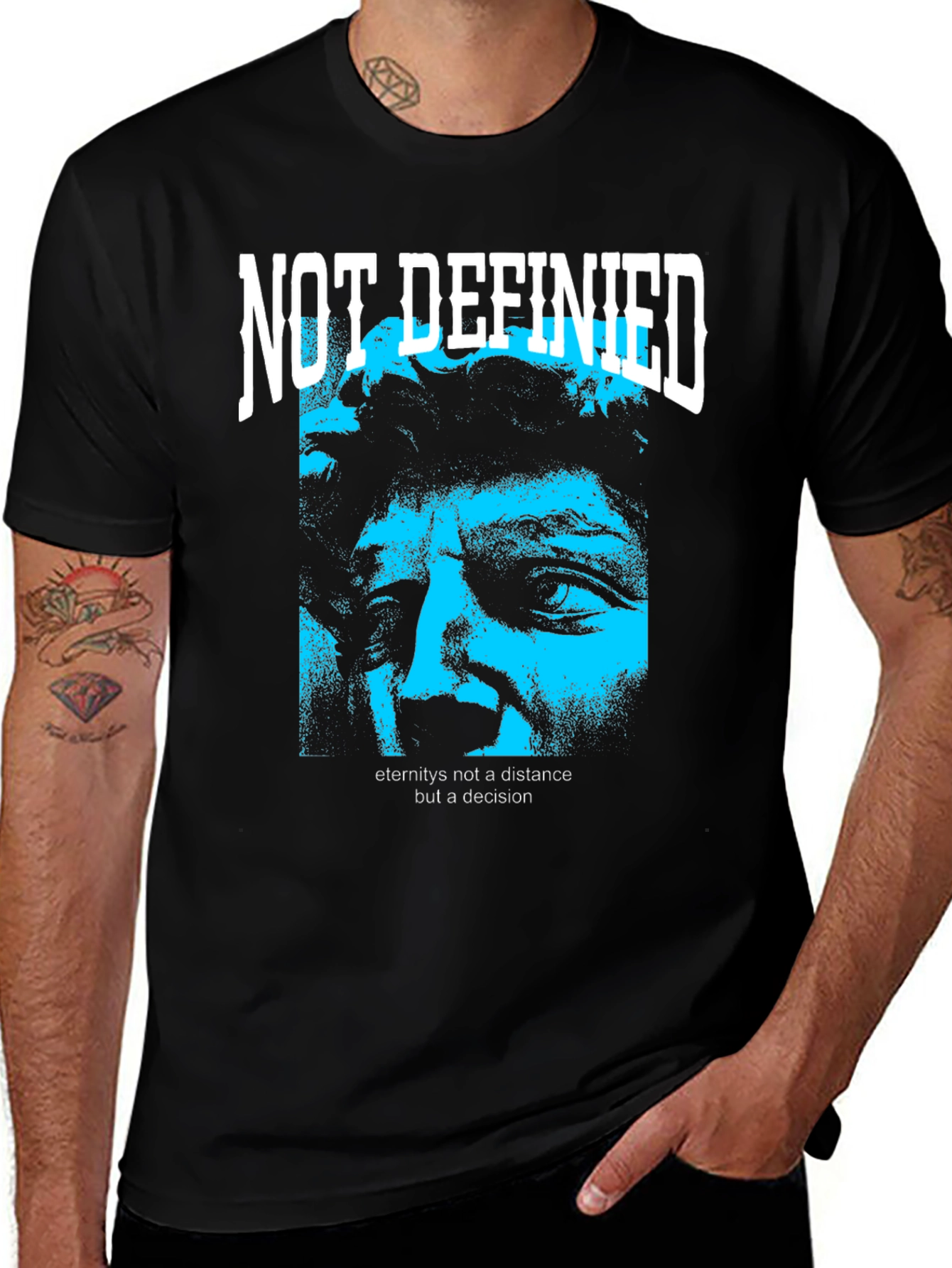 Not Defined Graphic Tee - Black