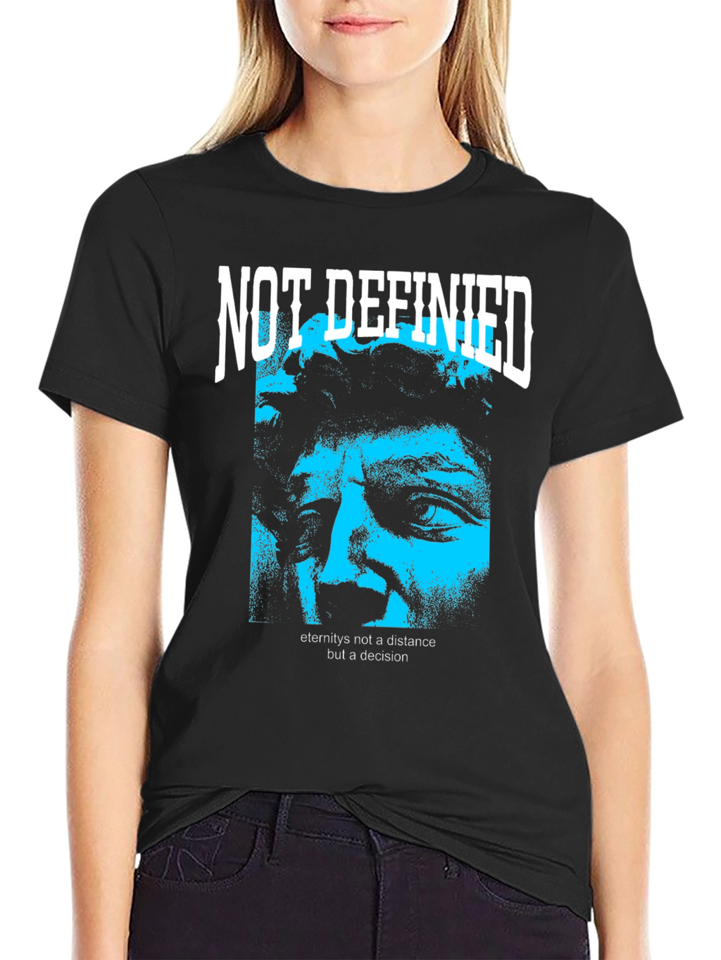 Not Defined Graphic Tee - Black