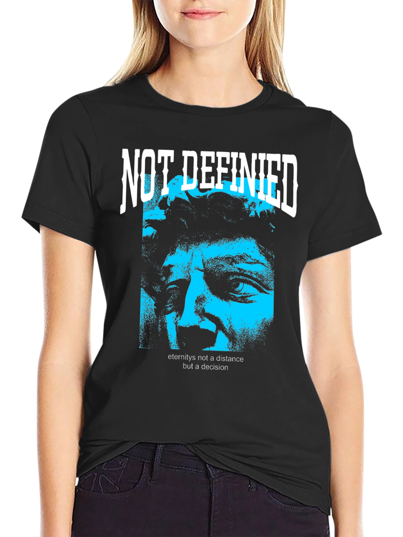 Not Defined Graphic Tee - Black