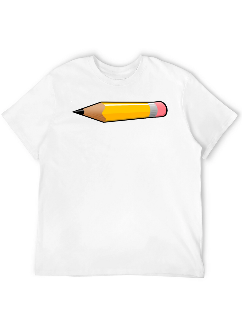 Pencil Graphic Tee - Artsy Black T-Shirt