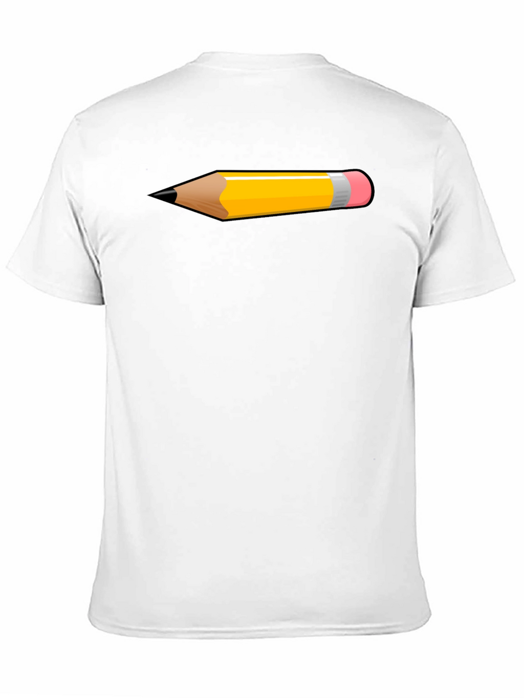 Pencil Graphic Tee - Artsy Black T-Shirt
