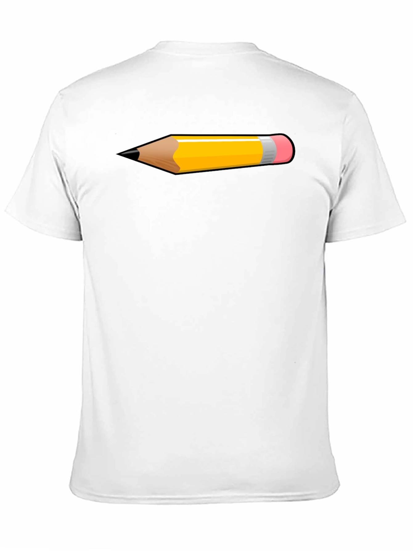 Pencil Graphic Tee - Artsy Black T-Shirt