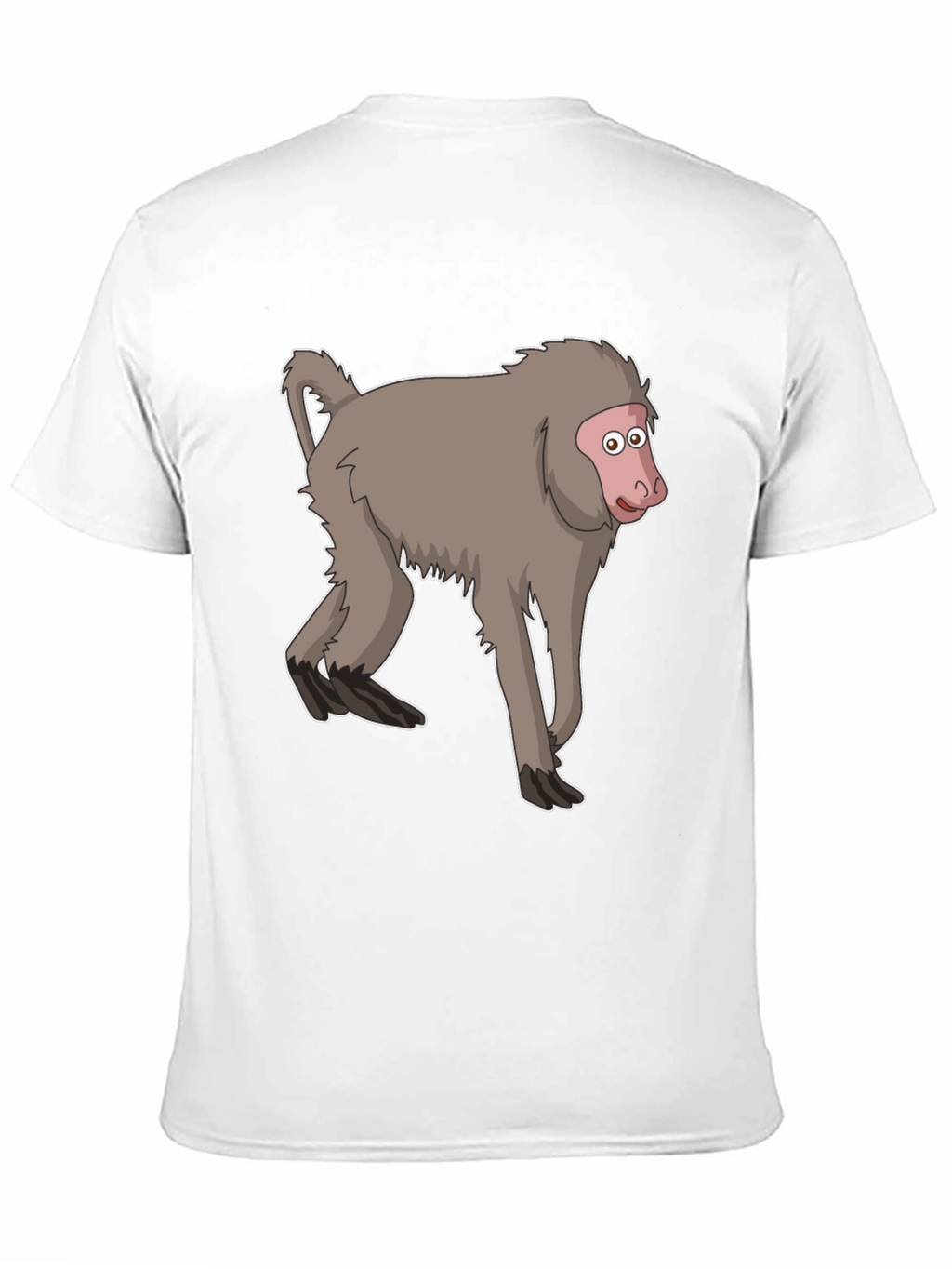 Monkey Cartoon T-Shirt - Unisex Black Tee