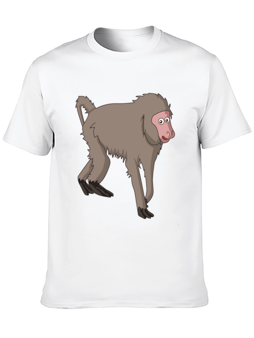 Monkey Cartoon T-Shirt - Unisex Black Tee