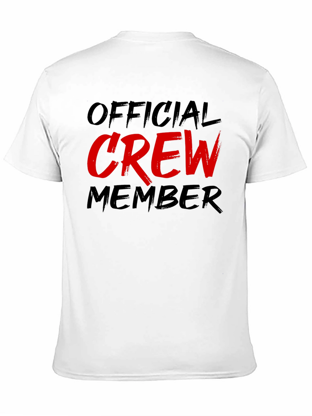 Official Crew Member Black Graphic Tee