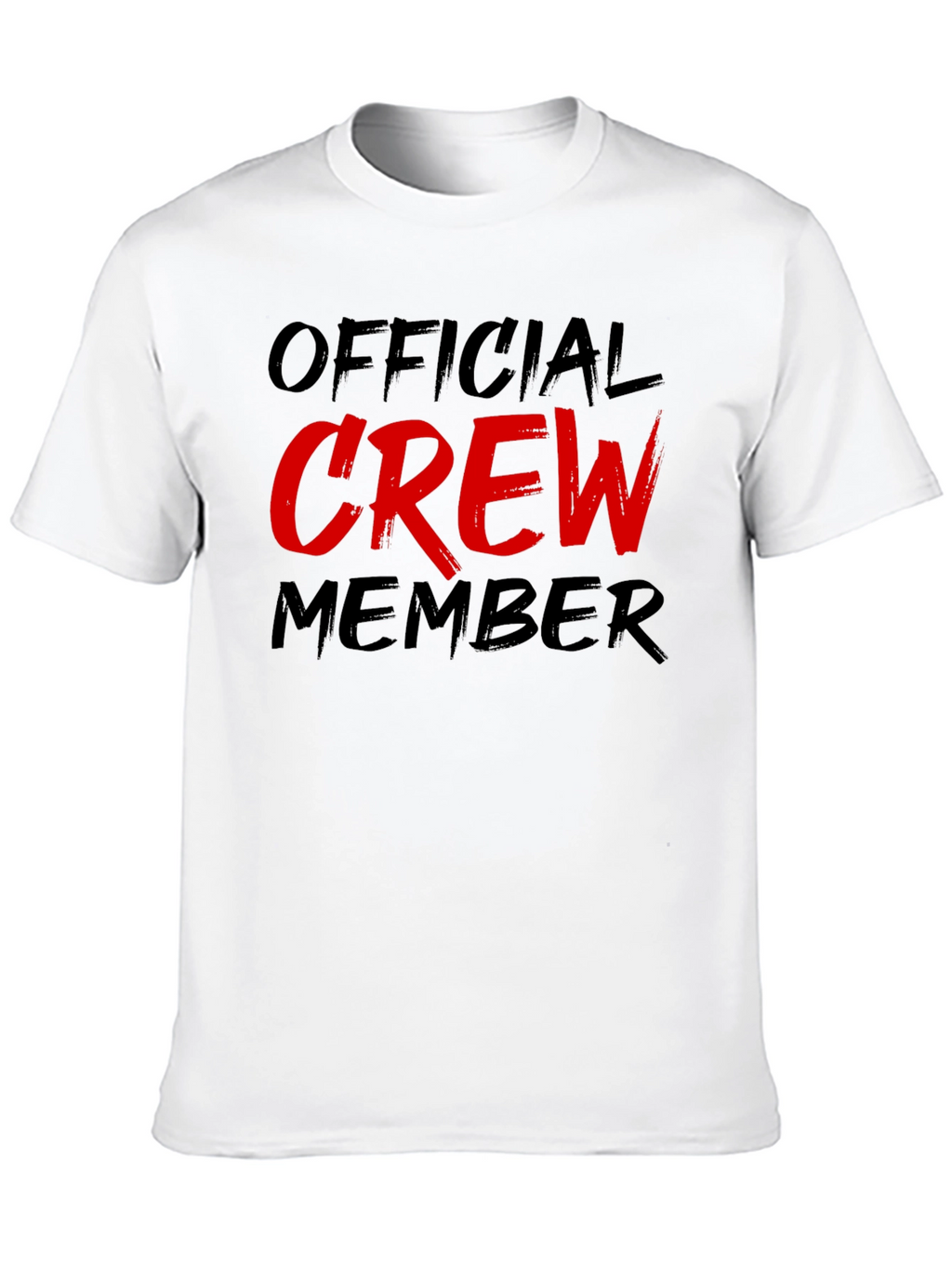 Official Crew Member Black Graphic Tee