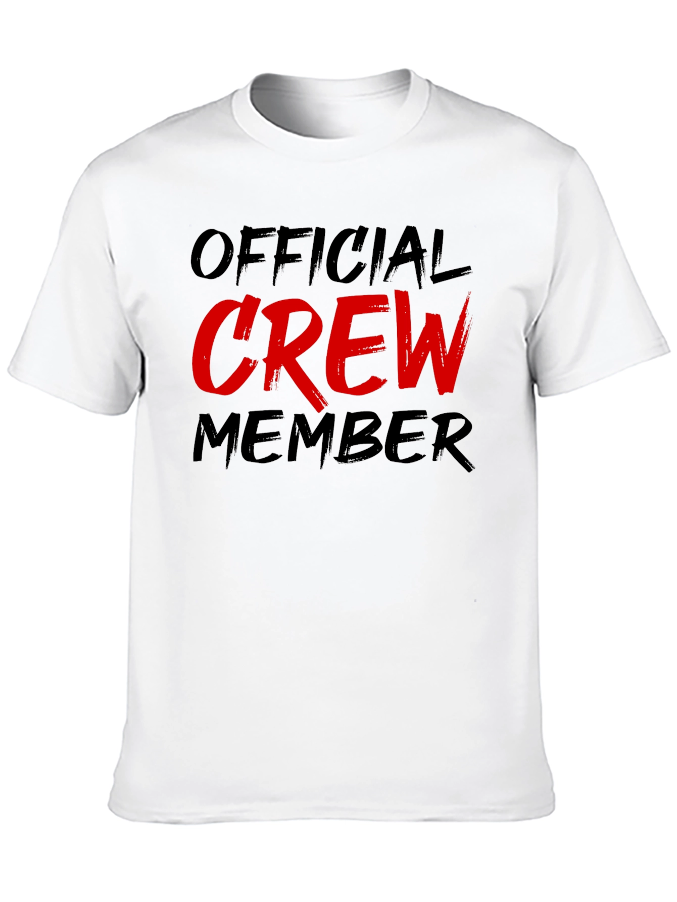Official Crew Member Black Graphic Tee