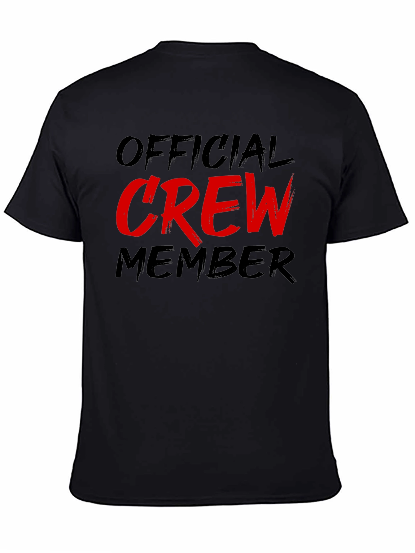 Official Crew Member Black Graphic Tee
