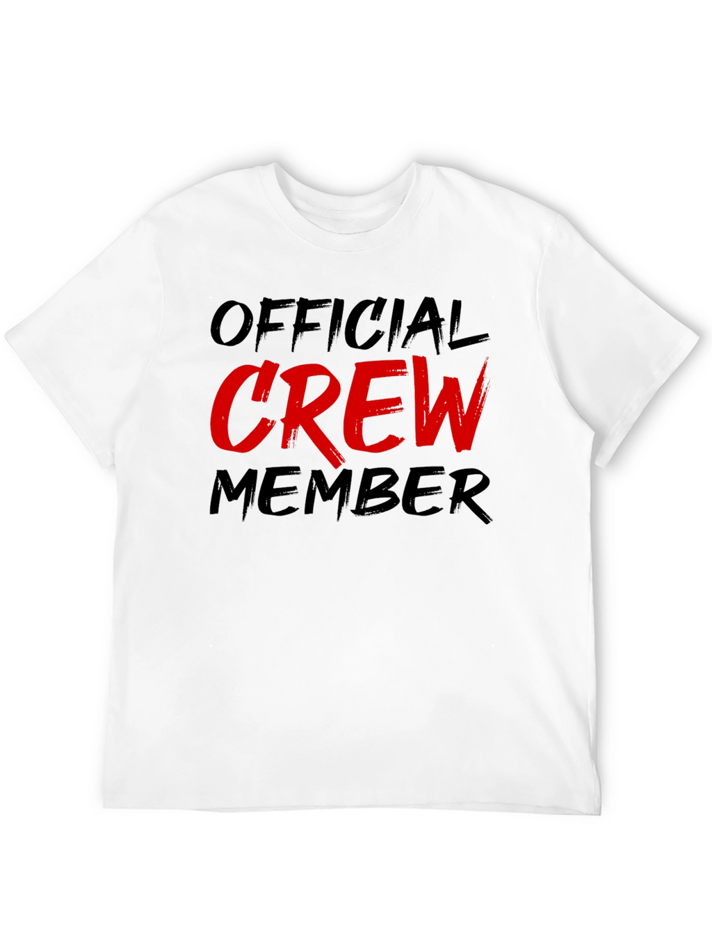 Official Crew Member Black Graphic Tee