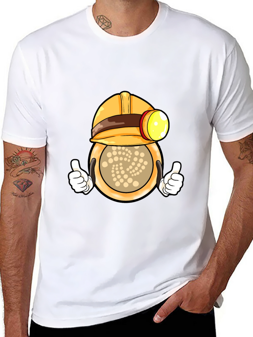 Miner Cartoon Character T-Shirt