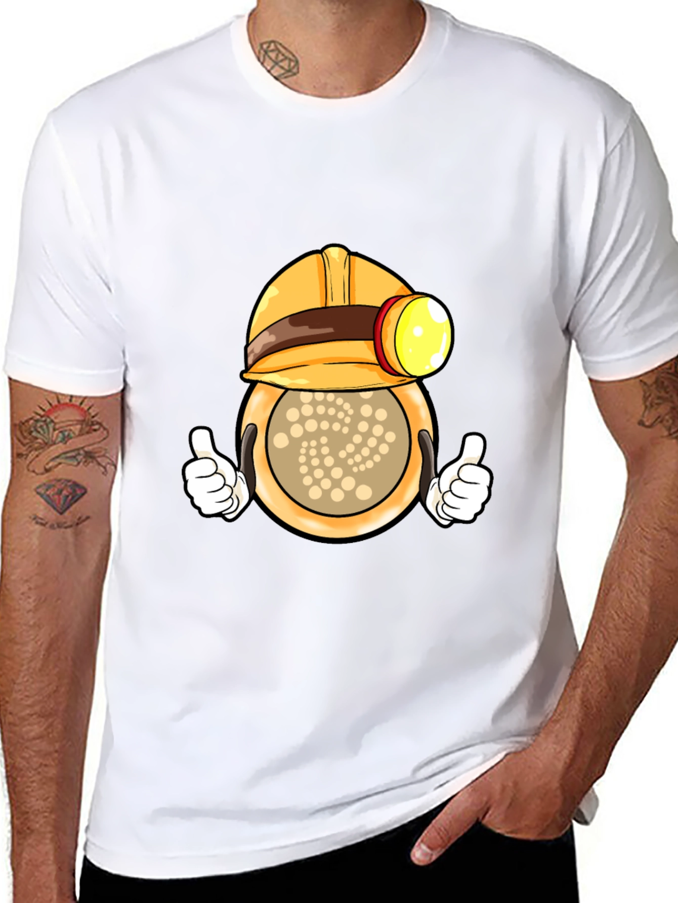 Miner Cartoon Character T-Shirt