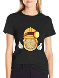 Miner Cartoon Character T-Shirt