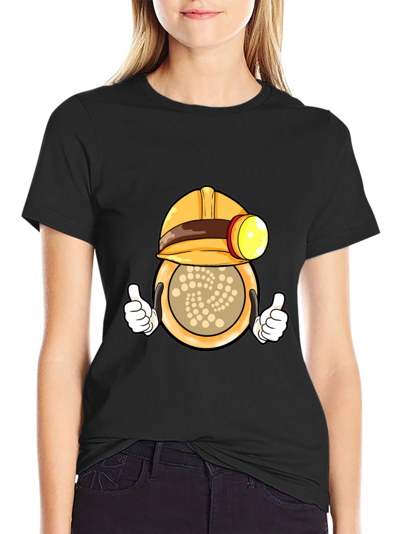 Miner Cartoon Character T-Shirt