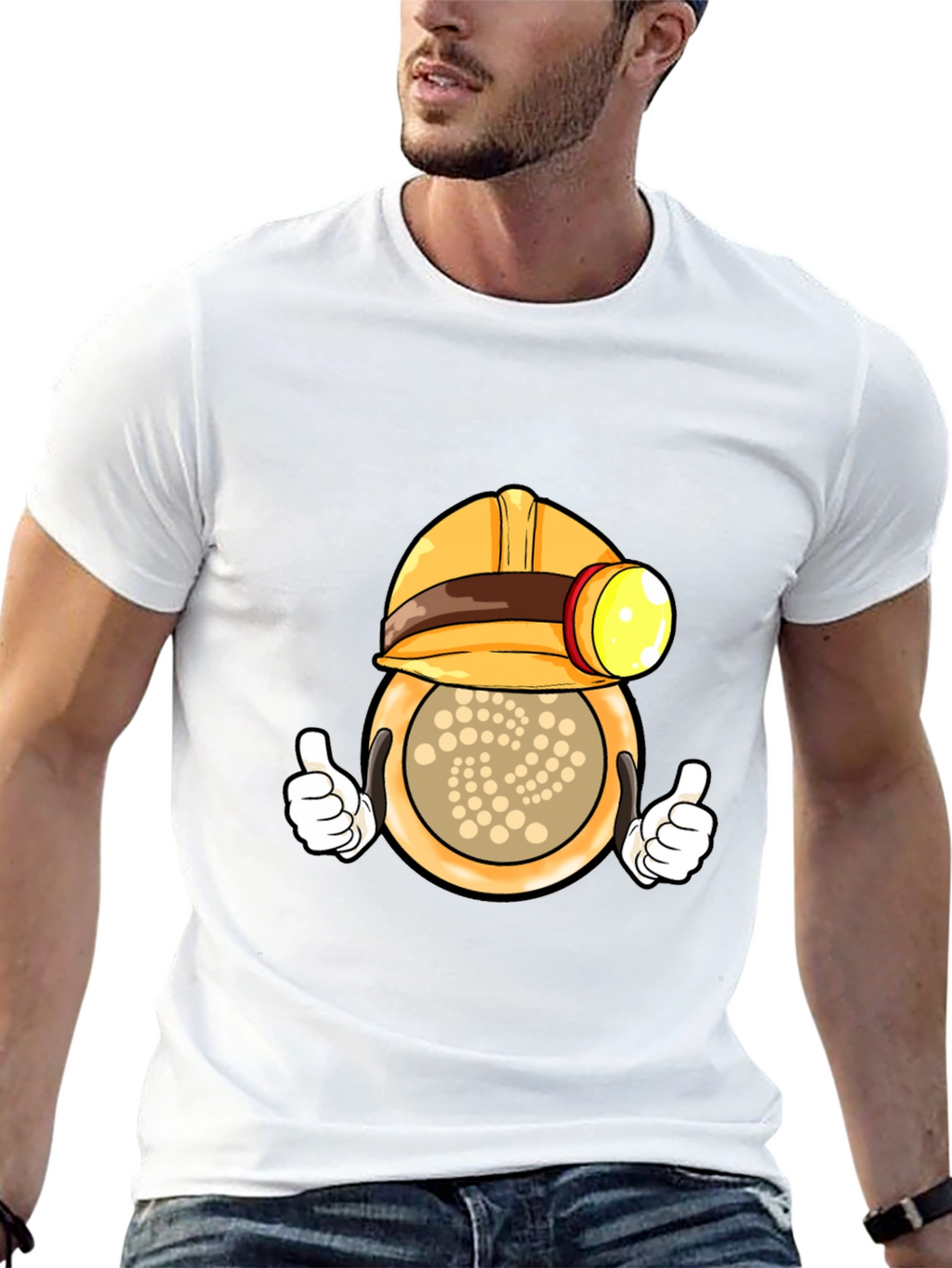 Miner Cartoon Character T-Shirt
