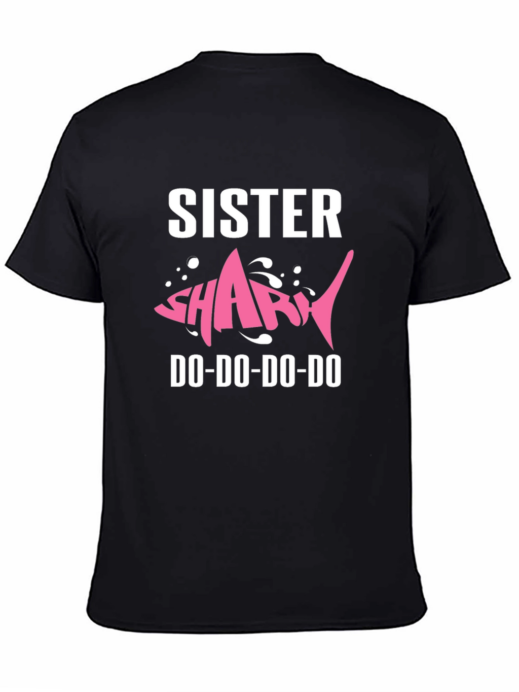 Sister Shark Black T-Shirt