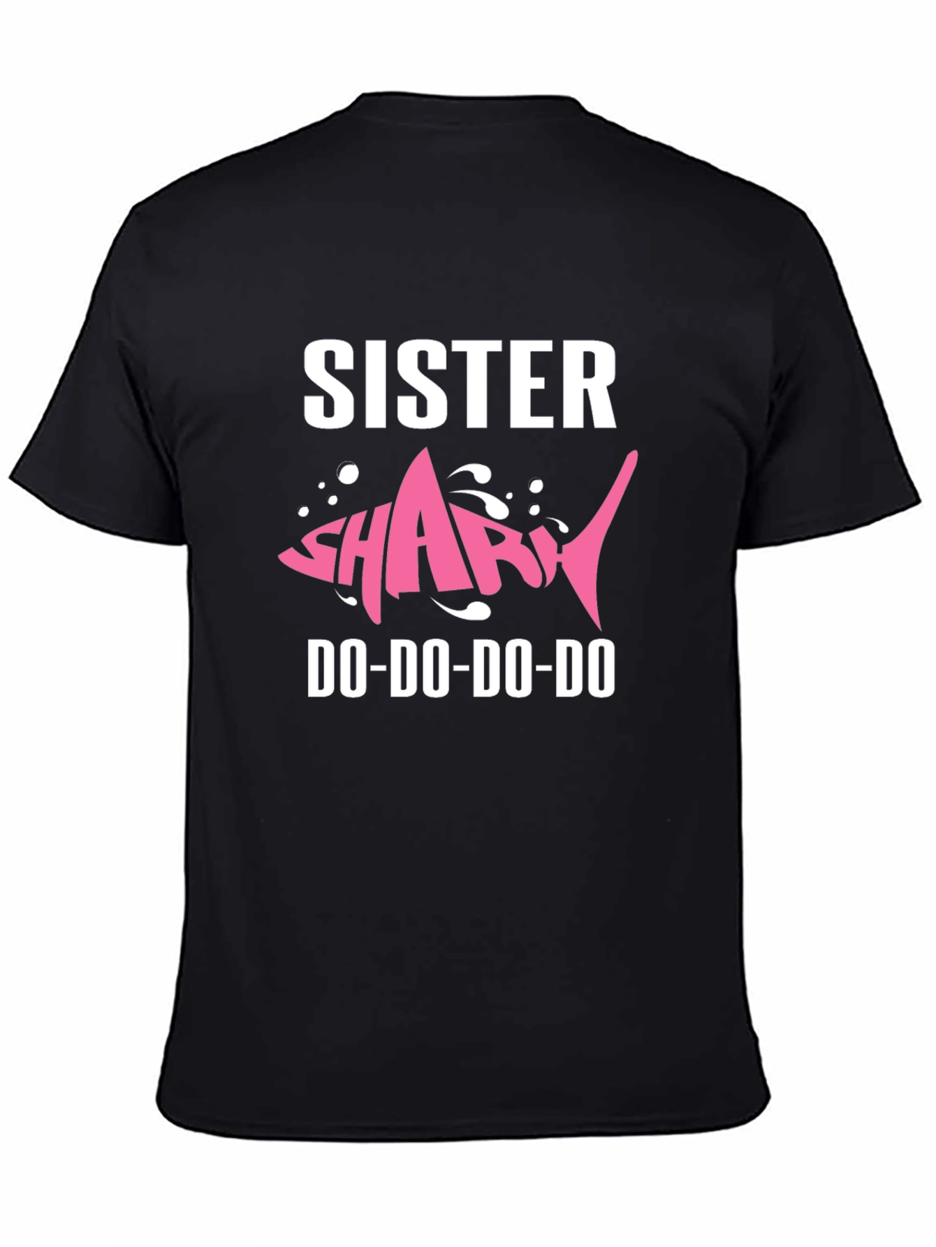 Sister Shark Black T-Shirt